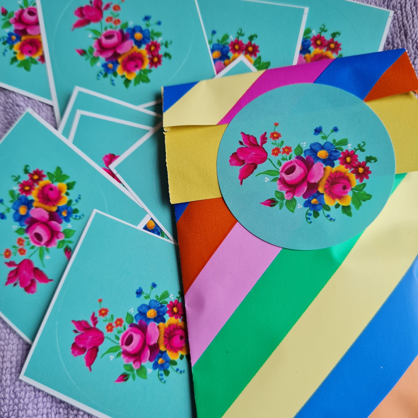 sticker bloemen