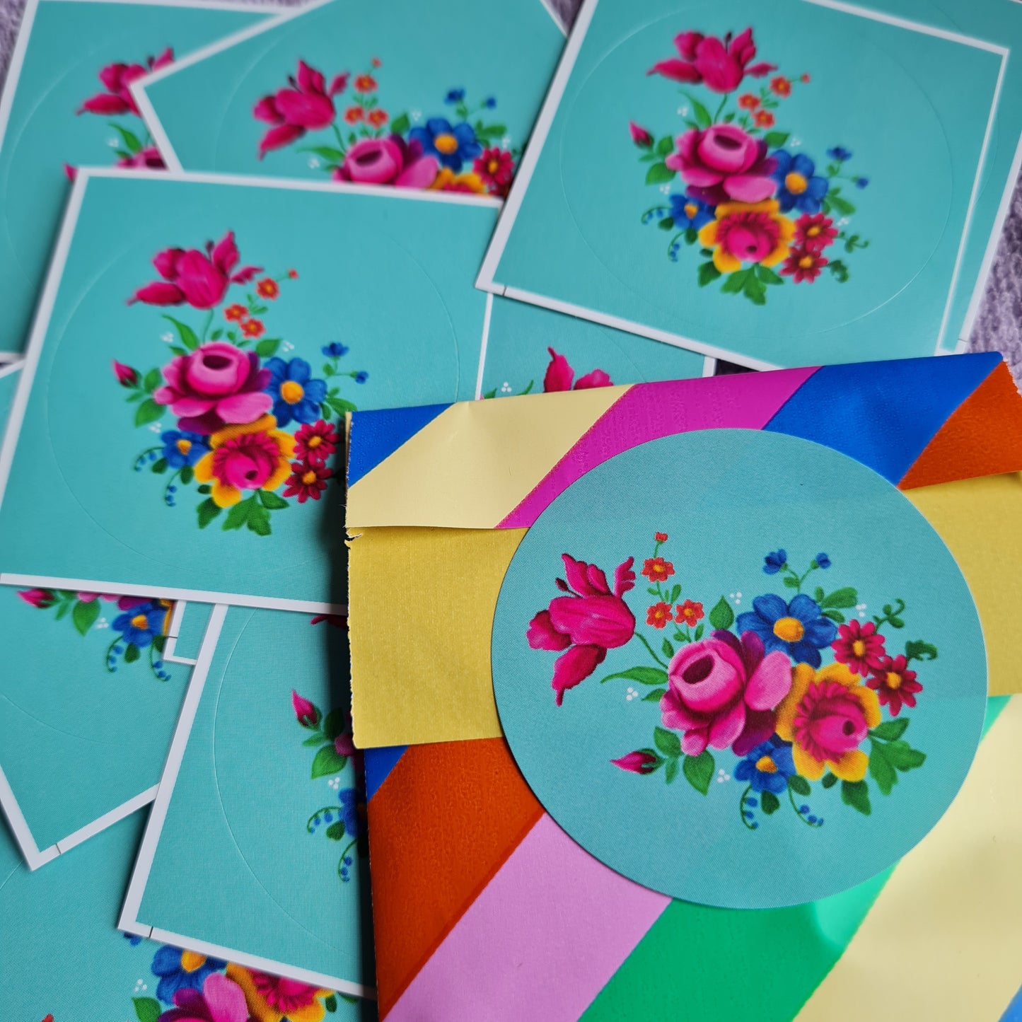 sticker bloemen