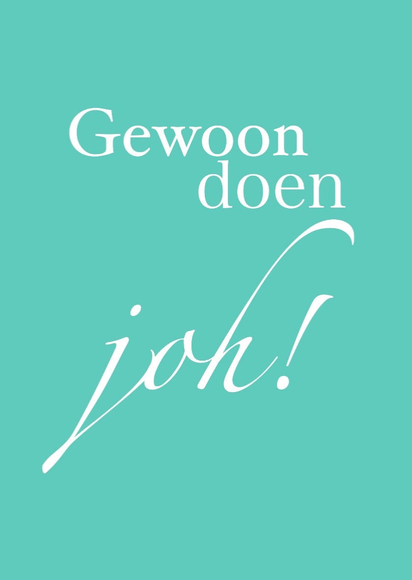 Cadeaukaartje gewoon doen